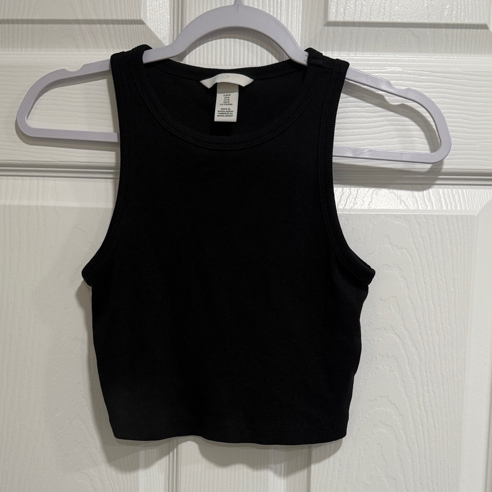 H&M Classic Black Tank Top